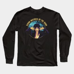 Elvira Mama Creepy Classic Long Sleeve T-Shirt